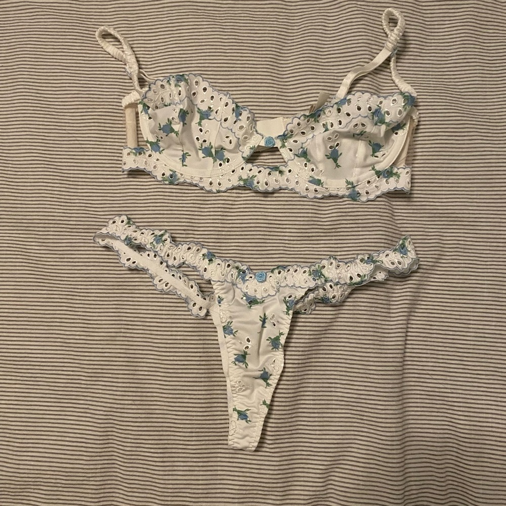 For Love And Lemons Lace Lingerie Set